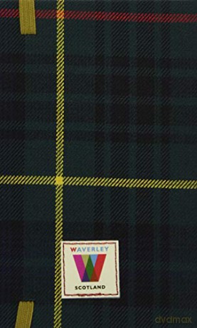 Waverley (M): Stewart Hunting Tartan Cloth Commonplace Notebook (Waverley Genuine Scottish Tartan Notebook) - Waverley Scotland [KSIĄŻKA]