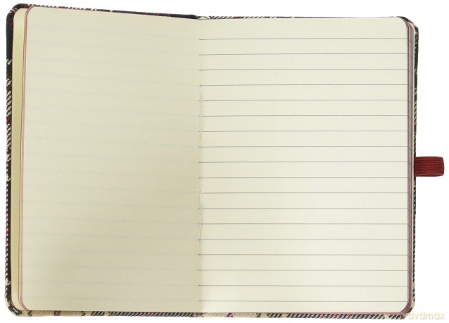 Waverley S.T. (S): Dress Mini with Pen Pocket Genuine Tartan Cloth Commonplace Notebook