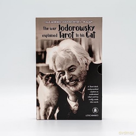 Way Jodorowsky Explained Tarot to His Cat:, The A Tarot Deck, and Practical Wisdom to Understand What Can't be Really Made into Words - 22 full colour tarot cards and 80pp book - Alejandro Jodorowsky [KSIĄŻKA]