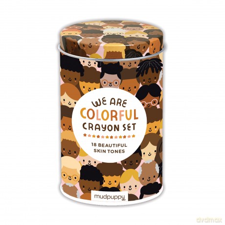 We are Colorful Skin Tone Crayon Set - Courtney Ahn [KSIĄŻKA]