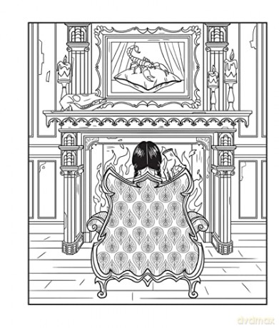 Wednesday: An Unofficial Coloring Book of the Morbid and Ghastly (Unofficial Wednesday Books) - Amanda Brack [KSIĄŻKA]