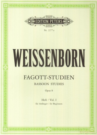Weissenborn Bassoon Studies op8 vol1 [KSIĄŻKA]