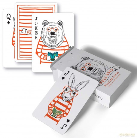 Well Read Playing Cards - Gibbs Smith [KSIĄŻKA]