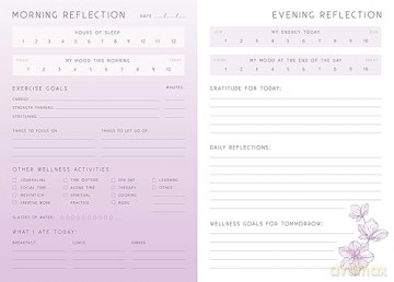 Wellness: A Day and Night Reflection Journal (90 Days) (Inner World) - Insight Editions [KALENDARZ]