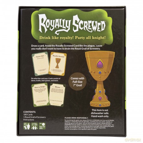 What Do You Meme Royally Screwed - The Competitive Party Game Where You May Get Screwed - by The Creators of Buzzed [KSIĄŻKA]