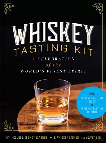 Whiskey Tasting Kit: A Celebration of the World's Finest Spirit - Plus: Whiskey Tasting Guide and Whiskey Tasting Journal - Kit Includes: 2 Shot Glasses, 2 Whiskey Stones in a Velvet Bag - Arthur Reeves [KSIĄŻKA]