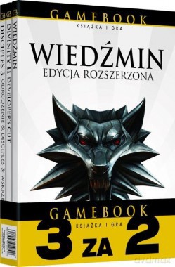 Gamebook SET 1(Wiedźmin,Divinity II DC,DisciplesIII) [GRA PC]