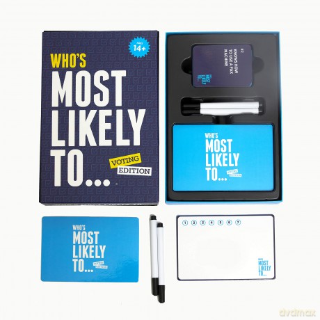 Who's Most Likely To...Voting Edition (A Party Game) for the Whole Family [KSIĄŻKA]