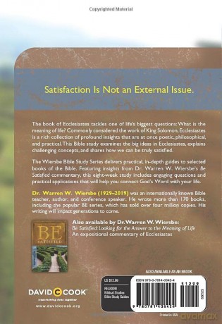 Wiersbe Bible Studies: Ecclesiastes: Looking for the Answer to the Meaning of Life (Wiersbe Bible Study) - Warren Wiersbe [KSIĄŻKA]