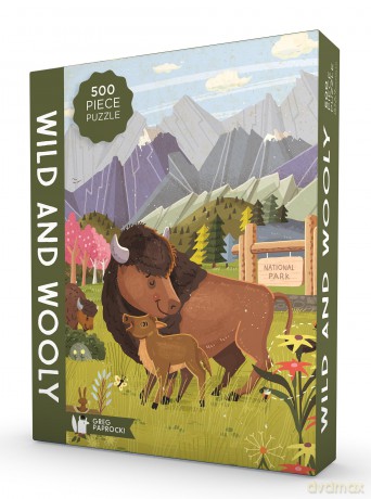 Wild and Wooly Puzzle - Gibbs Smith Gift (Created by) [KSIĄŻKA]