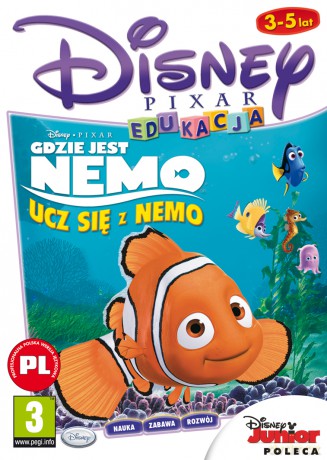 Disney wtomigraj: Gdzie jest Nemo: Ucz sie z Nemo (booklet) [GRA PC]