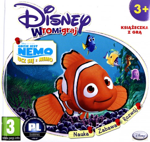 Disney wtomigraj: Gdzie jest Nemo: Ucz sie z Nemo (booklet) [GRA PC]