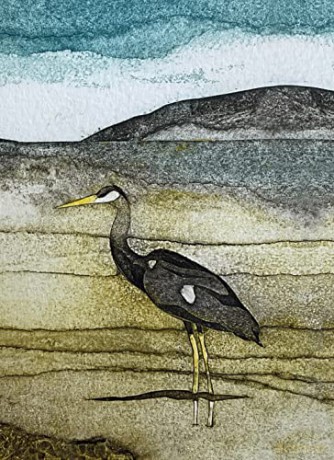 Wild Birds Pocket Notebook: Heron - Sarah Ross-Thompson [KALENDARZ]