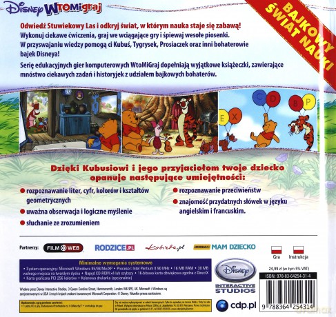 Disney wtomigraj: Kubusiowe Przedszkole - Maluchy (booklet) [GRA PC]