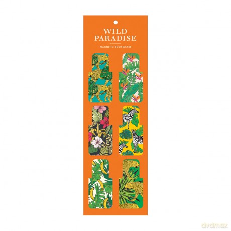 Wild Paradise Magnetic Bookmark: Magnetic Bookmark Set - Sarah McMenemy [KALENDARZ]