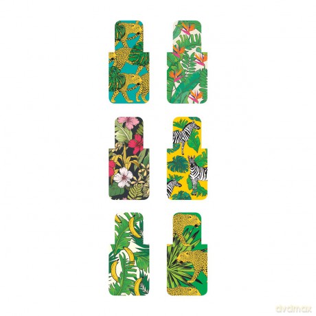 Wild Paradise Magnetic Bookmark: Magnetic Bookmark Set - Sarah McMenemy [KALENDARZ]