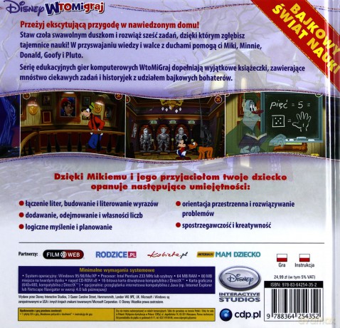 Disney wtomigraj: Myszka Miki Naukowe potyczki z duchami (booklet) [GRA PC]