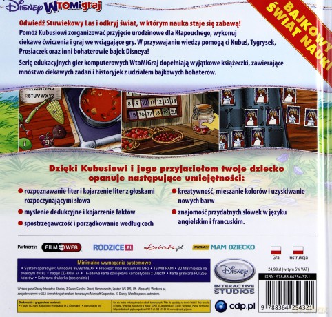 Disney wtomigraj: Kubusiowe Przedszkole - Sredniaki (booklet) [GRA PC]