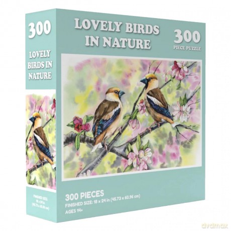 Wilder Games WILD-185 Birds Puzzle, Multicolor [PUZZLE]