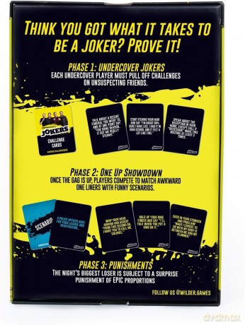 Wilder Toys Impractical Jokers: The Game-Box of Challenges for Ages 17+ [KSIĄŻKA]