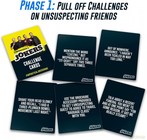 Wilder Toys Impractical Jokers: The Game-Box of Challenges for Ages 17+ [KSIĄŻKA]