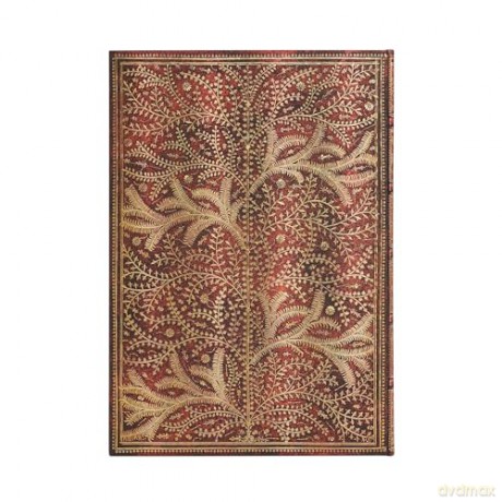 Wildwood (Tree of Life) Grande Unlined Journal: Hardcover, 120 gsm, ribbon marker, memento pouch, elastic closure, book edge printing - Paperblanks [KALENDARZ]