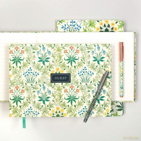 William Morris Celandine Guest Book - Galison [KSIĄŻKA]