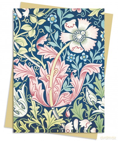 William Morris: Compton Wallpaper Greeting Card Pack: Pack of 6 (Greeting Cards) - Flame Tree Studio [KSIĄŻKA]