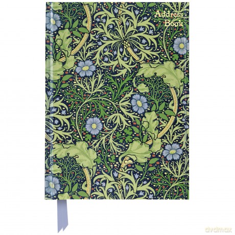 William Morris: Seaweed (Address Book) (Flame Tree Address Books) - Flame Tree Studio [KSIĄŻKA]