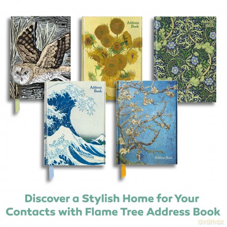 William Morris: Seaweed (Address Book) (Flame Tree Address Books) - Flame Tree Studio [KSIĄŻKA]