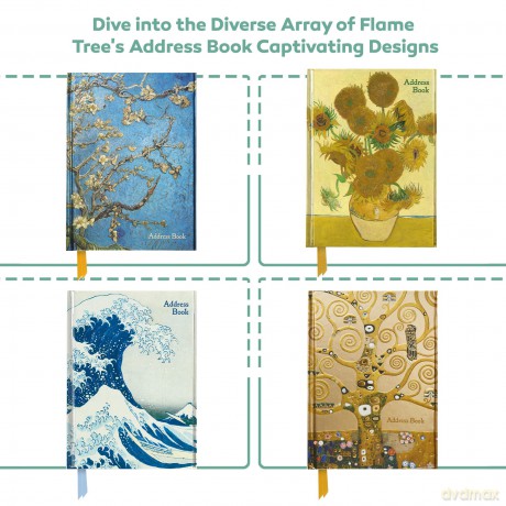 William Morris: Seaweed (Address Book) (Flame Tree Address Books) - Flame Tree Studio [KSIĄŻKA]
