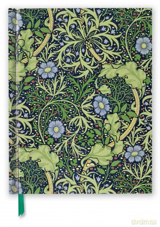 William Morris: Seaweed (Blank Sketch Book) (Luxury Sketch Books) - Flame Tree Studio [KALENDARZ]