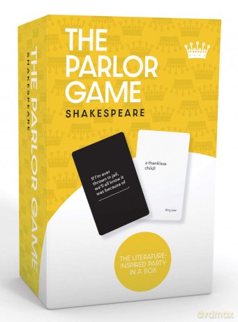William Shakespeare the Parlor Game: A Literature-Inspired Party in a Box (Lovelit) [KSIĄŻKA]