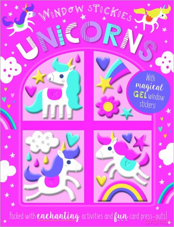 Window Stickies Unicorns - Amy Boxshall [KSIĄŻKA]