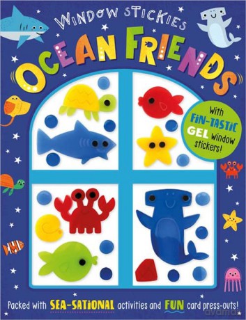 Window Stickies Window Stickies Ocean Friends - Make Believe Ideas [KSIĄŻKA]