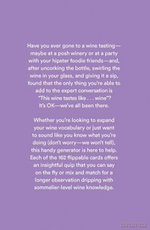 Wine Convo Generator: Mix and Match Witty Phrases to Sound like a Sommelier - Chastity Cooper [KSIĄŻKA]