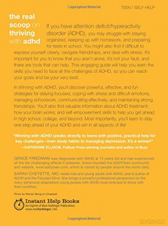 Winning with ADHD: A Playbook for Teens and Young Adults with Attention Deficit Hyperactivity Disorder (Instant Help Solutions) - Grace Friedman [KSIĄŻKA]