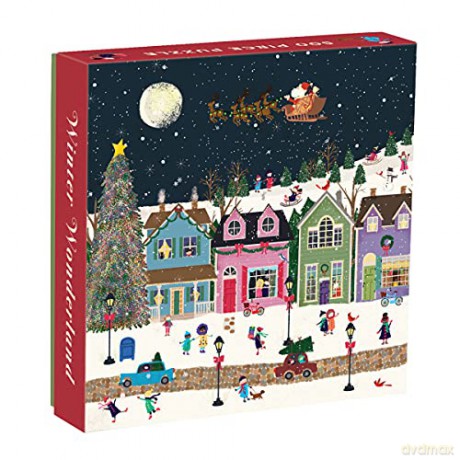 Winter Wonderland 500 Piece Puzzle - Joy Laforme [KSIĄŻKA]