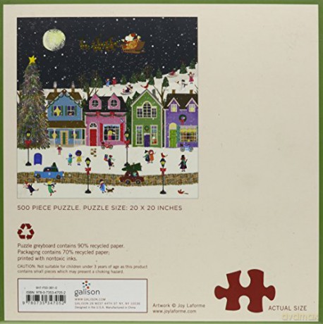 Winter Wonderland 500 Piece Puzzle - Joy Laforme [KSIĄŻKA]