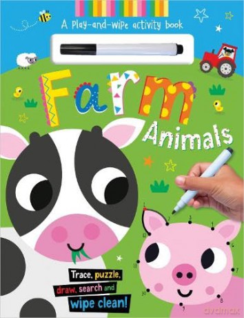 Wipe-Clean Farm Animals - Craig Nye [KSIĄŻKA]