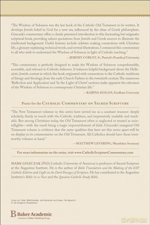 Wisdom of Solomon (Catholic Commentary on Sacred Scripture) - Mark Giszczak [KSIĄŻKA]