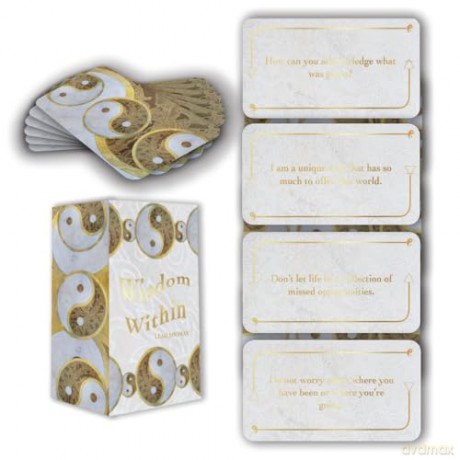 Wisdom Within Deck - 88 cards: Quiet Your Mind and Journey Through to the Wisdom within - Leah Shoman [KSIĄŻKA]