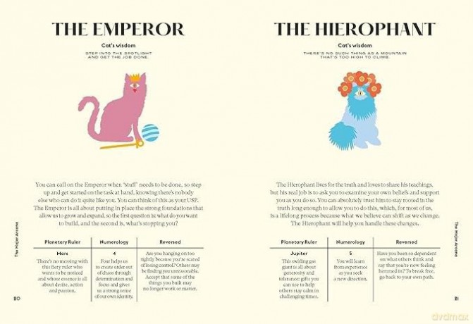 Wise Cat Tarot: Using the Wisdom of the Cat to Enhance Your Tarot Reading - Stella Andromeda [KSIĄŻKA]