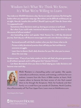 Wiser: 40 Decisions to Grow Daily in God's Wisdom - Nicki Koziarz [KSIĄŻKA]