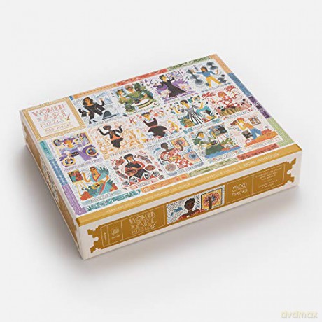 Women in Art Puzzle: Fearless Creatives Who Inspired the World 500-Piece Jigsaw Puzzle and Poster: Jigsaw Puzzles for Adults and Jigsaw Puzzles for Kids - Rachel Ignotofsky [KSIĄŻKA]