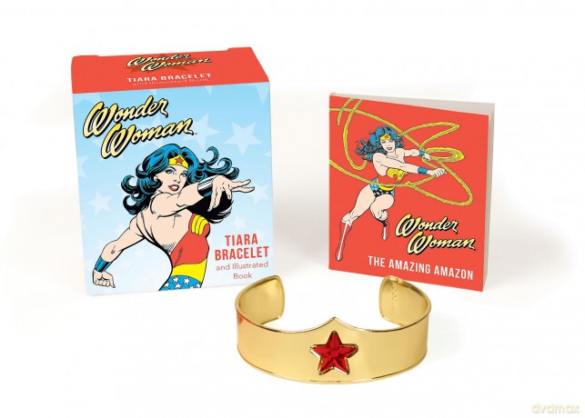 Wonder Woman Tiara Bracelet and Illustrated Book - Matthew Manning [KSIĄŻKA]