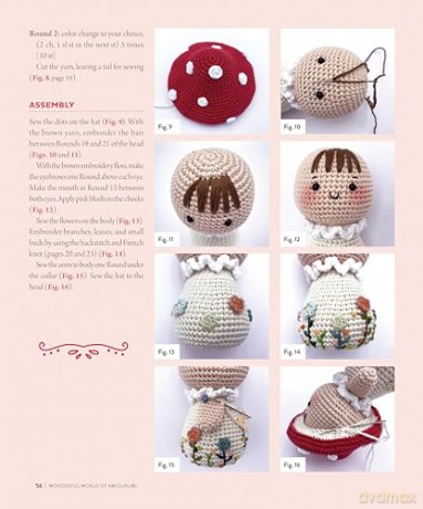 Wonderful World of Amigurumi: 15 Adorable Amigurumi Creations - Khuc Cay [KSIĄŻKA]