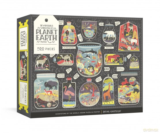 Wondrous Workings of Planet Earth Puzzle: Ecosystems of the World 500-Piece Jigsaw Puzzle and Poster (Puzzles) - Rachel Ignotofsky [PUZZLE]