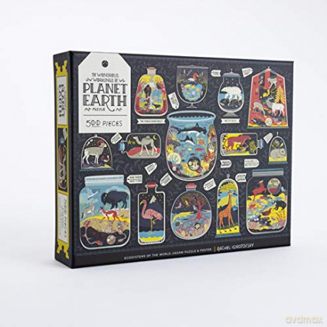 Wondrous Workings of Planet Earth Puzzle: Ecosystems of the World 500-Piece Jigsaw Puzzle and Poster (Puzzles) - Rachel Ignotofsky [PUZZLE]