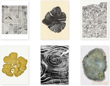 Woodcut Postcards: 24 Postcards - Bryan Nash Gill [KALENDARZ]